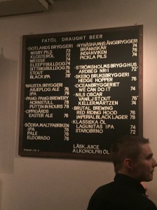 Beer list